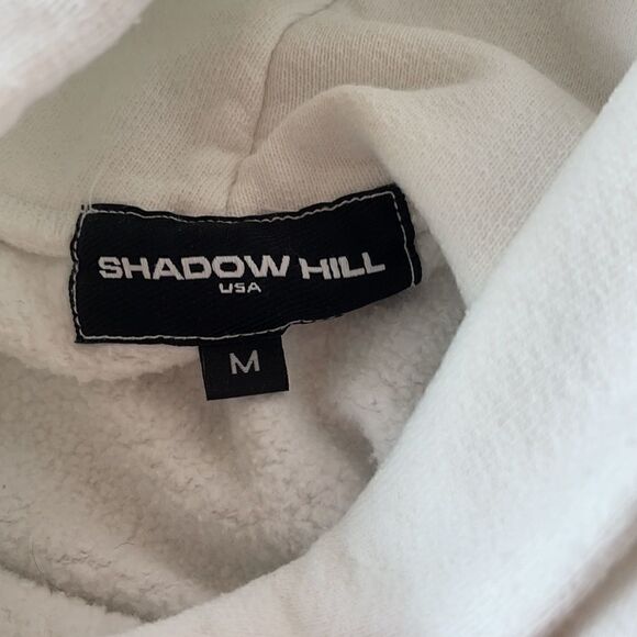 White SHADOW HILL USA Gradient Lightning Hoodie - Picture 4 of 5